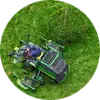 Zero Turn Cutting Grass